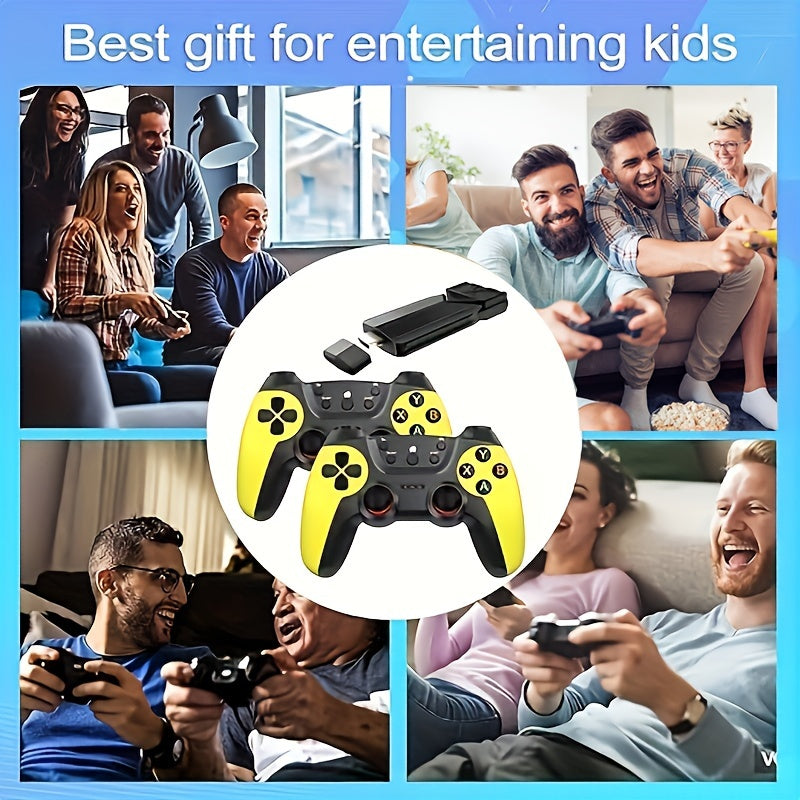 1 To 2 Can Be Single Or Double Use Wireless Gamepad, Non-slip Design Feel Good 2.4G Wireless Technology, Compatible With PC, Smart TV And PS3, Suitable For Their Own Use Or With Friends And Family Party Use Double Handle (2 P