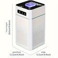 1pc Advanced HEPA Air Purifier - Effective Smoke, Odor, and Formaldehyde Removal for Fresh Indoor Air - Compact Bedroom Air Cleaner with Negative Ion Technology