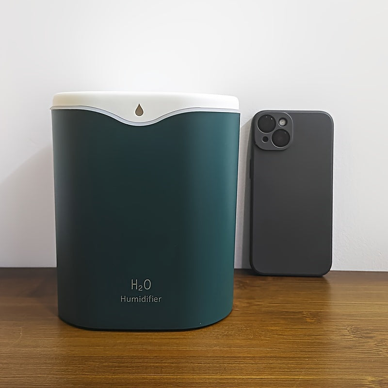 2000ml Extra Large USB Air Purification Humidifier - Advanced Cool Mist Technology, Color-Changing Night Light, Single Nozzle Design, Suitable for All Rooms, Whisper Quiet Operation, and Easy to Clean