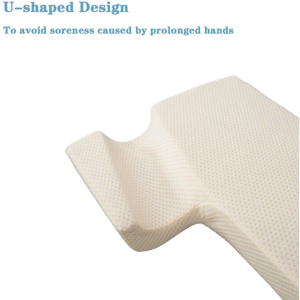 1pc Cuddle Pillow - Ergonomic Arched Design with Slow-Rebound Technology, Breathable Memory Foam, and Anti-Pressure Support - Perfect for Couples, Back Sleepers, and Side Sleepers, Ideal for Bedroom or Office Use